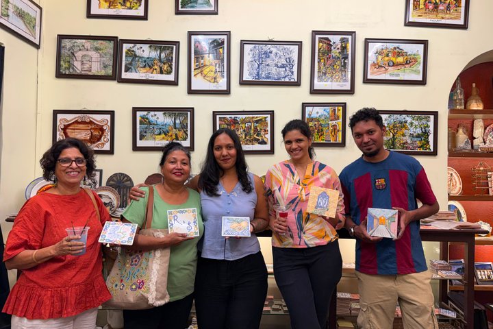 Goan Azulejos Tile Painting Workshop