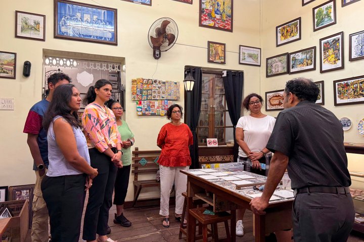 Goan Azulejos Tile Painting Workshop