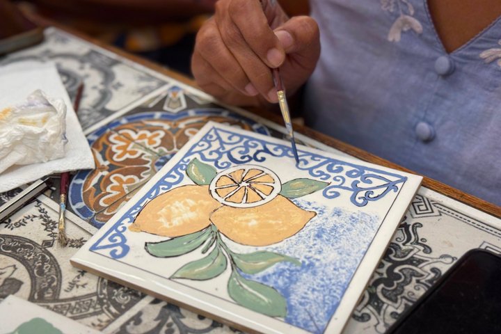 Goan Azulejos Tile Painting Workshop