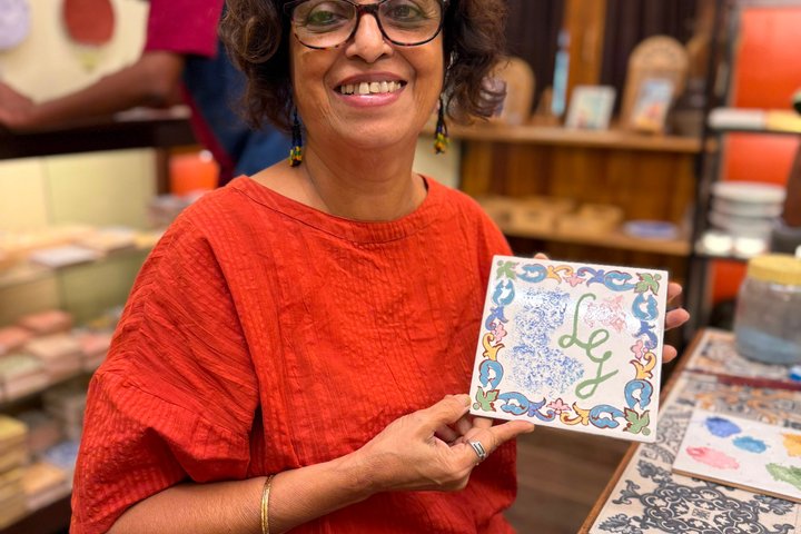 Goan Azulejos Tile Painting Workshop