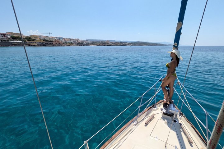 Alghero : Morning Sailing Slow & Bath Stops (Adults Only)