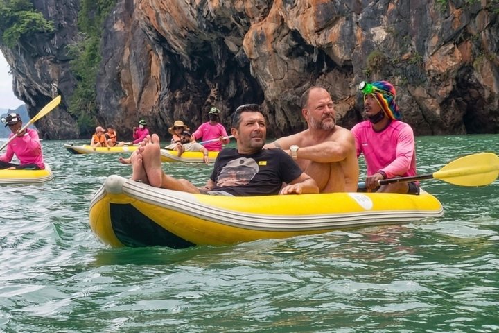 Phang Nga Bay Sea Cave Canoeing & James Bond Island by Big Boat