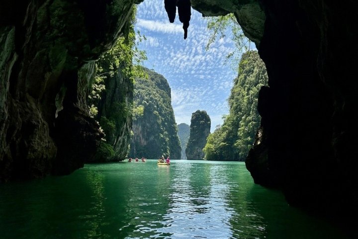Phang Nga Bay Sea Cave Canoeing & James Bond Island by Big Boat