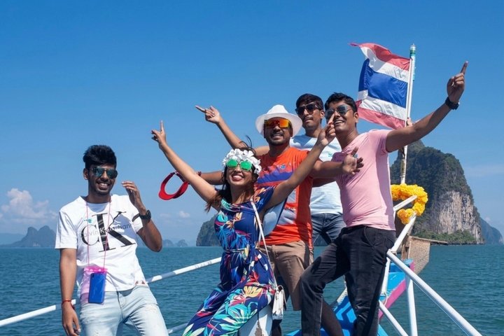 Phang Nga Bay Sea Cave Canoeing & James Bond Island by Big Boat