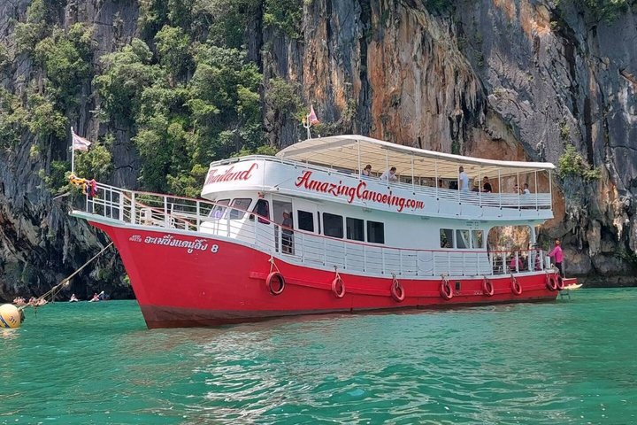 Phang Nga Bay Sea Cave Canoeing & James Bond Island by Big Boat