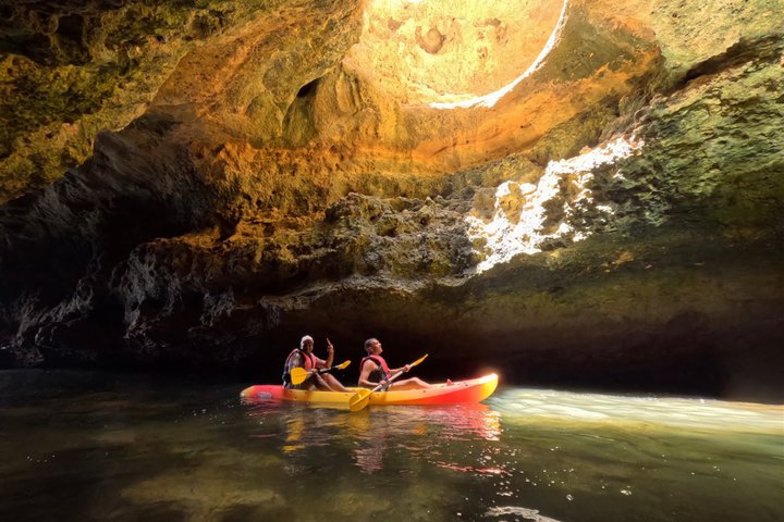 Benagil Kayak Tour: Sea Caves Adventure + 4K GoPro Photos Included