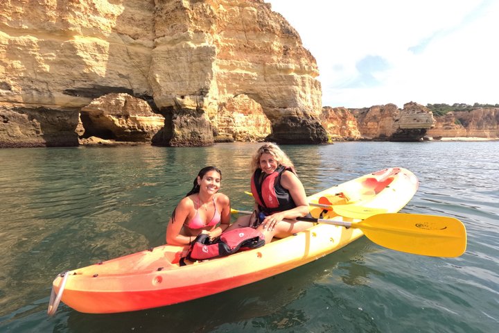 Benagil Kayak Tour: Sea Caves Adventure + 4K GoPro Photos Included