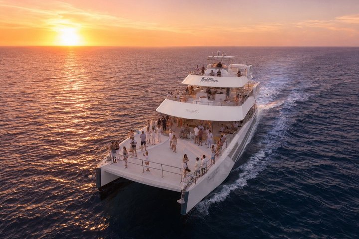 TwentyFive 100-ft Catamaran by Cabo Adventures: Snorkel or Sunset