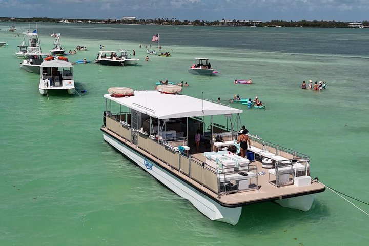 Islamorada Sandbar Experience on a Luxury Catamaran