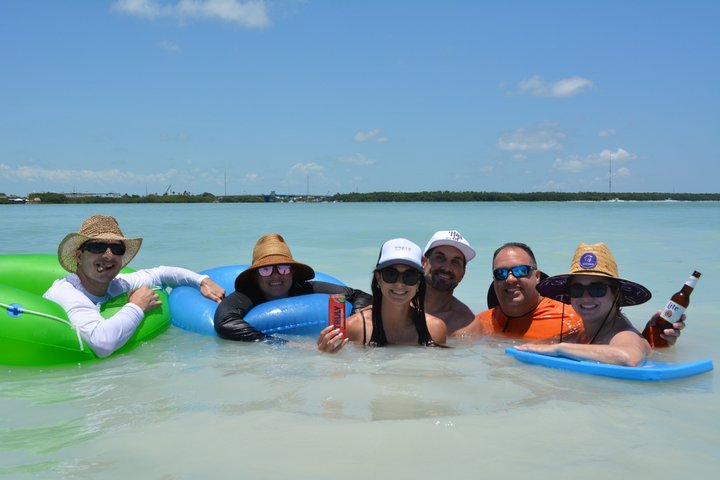 Islamorada Sandbar Experience on a Luxury Catamaran