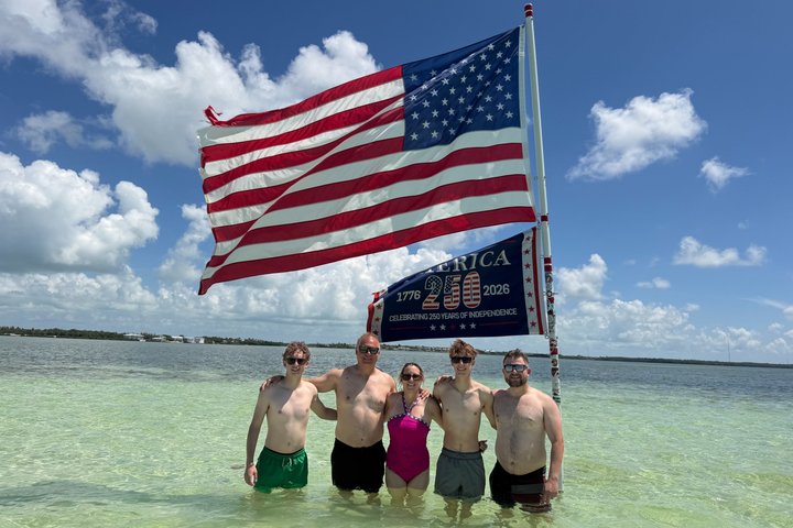 Islamorada Sandbar Experience on a Luxury Catamaran