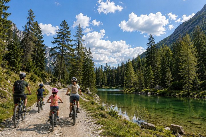 Cortina eBike Tour to Fanes Falls