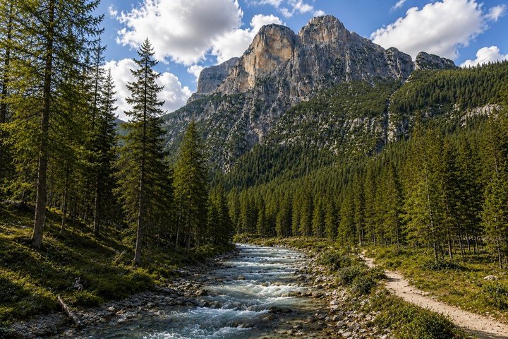Cortina eBike Tour to Fanes Falls