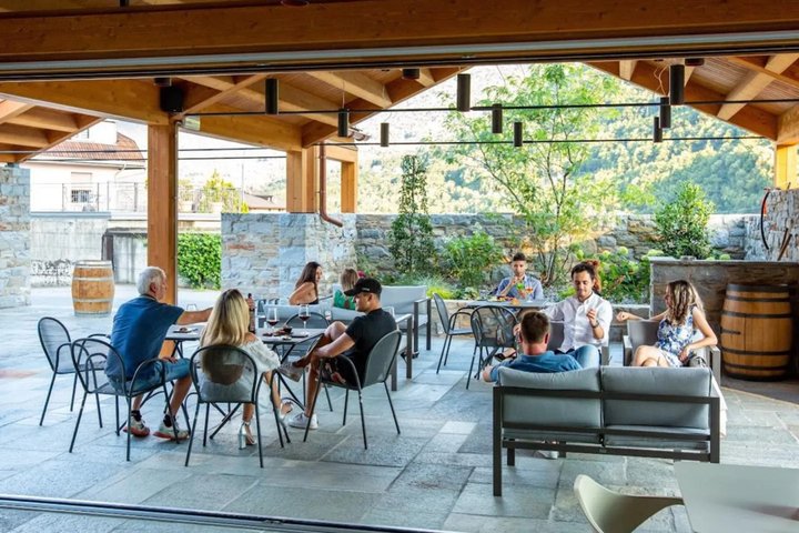 Wine tasting with visit to the winery in Valtellina in Chiuro