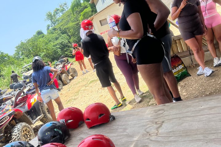 ATV Jungle Ride, Zipline and Ricks Cafe from Montego Bay