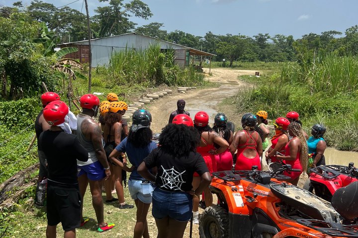 ATV Jungle Ride, Zipline and Ricks Cafe from Montego Bay