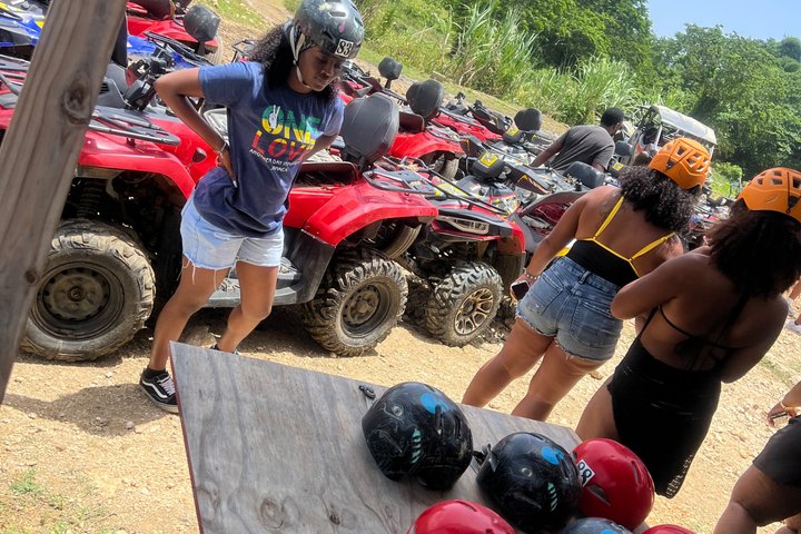 ATV Jungle Ride, Zipline and Ricks Cafe from Montego Bay