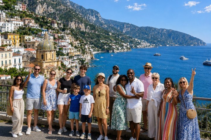 Day Trip of Pompeii, Sorrento and Positano from Naples/Salerno