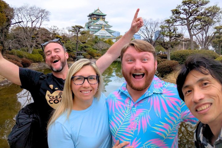 [Same Day OK] Osaka: Dotonbori to Iconic Castle 4Hr Walking Tour