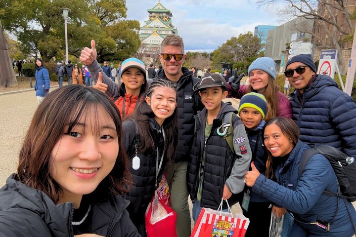 [Same Day OK] Osaka: Dotonbori to Iconic Castle 4Hr Walking Tour