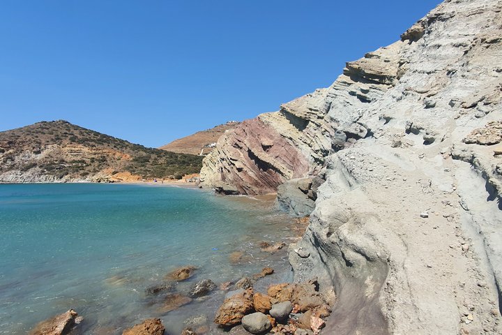 Naxos Blue Lagoon-Cave-Natural Clay Mud-bath -Piso Livadi Shared