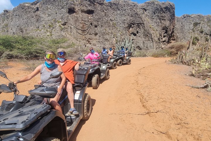 West Curaçao ATV Tour: Dessert & Cave - Flamingo - Turtles...