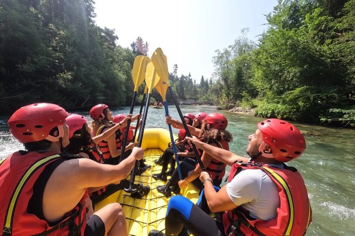 Rafting in Bled