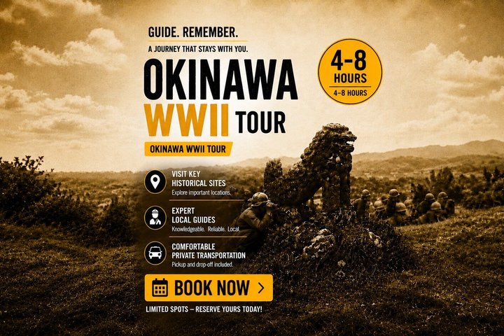Okinawa WWII History Tour with Guide & Driver | 1–8 Guests