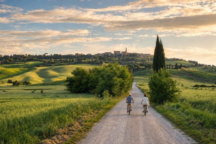 Val d'Orcia: eBike Tour Virtual-guided