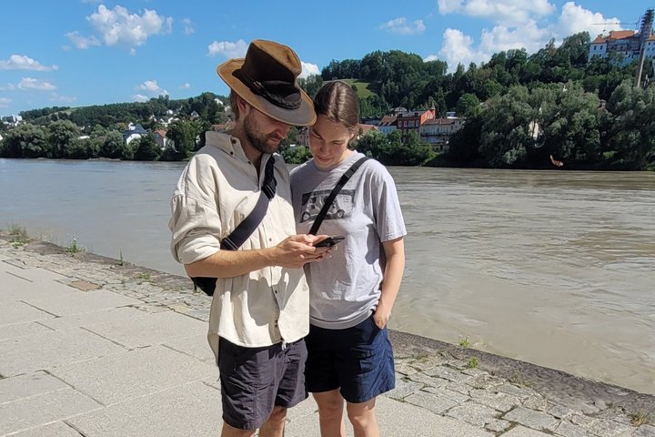 Digital city rally and scavenger hunt through Passau