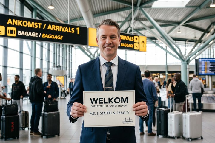 Amsterdam: AMS Airport Private Transfer ⇄ Amsterdam/Rotterdam