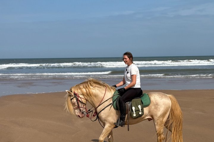 2-Hour Beach & Dunes Horse Ride in Essaouira (Day or Sunset)