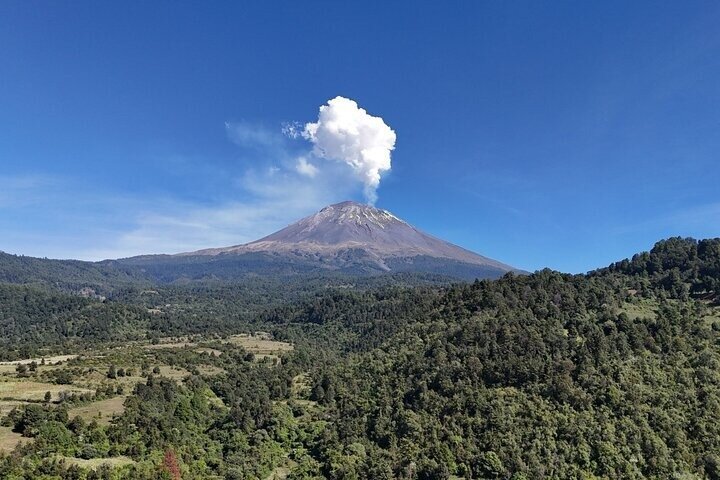 Atlixco Volcano Views Popocatépetl Tour Forest Route