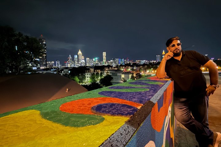 City Lights Atlanta Night-Time Bus Tour with Photos & Dinner Stop