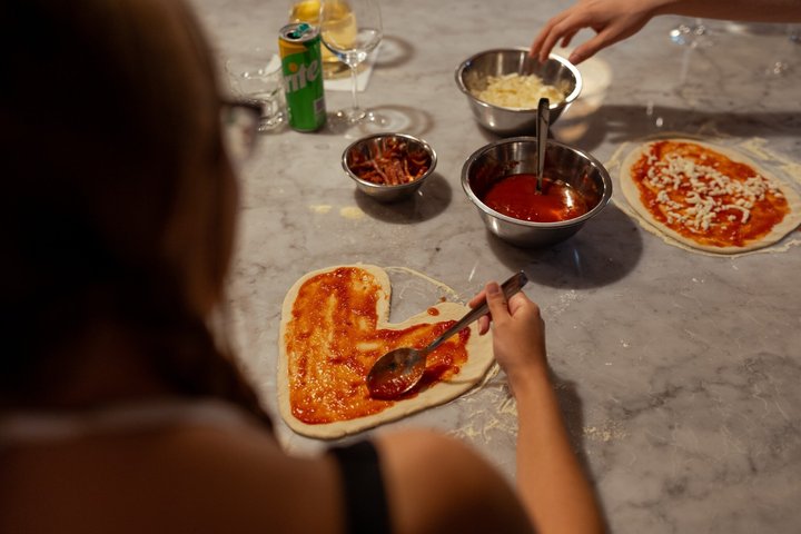 Palermo Pizza & Gelato Cooking Class with Meal & Wine
