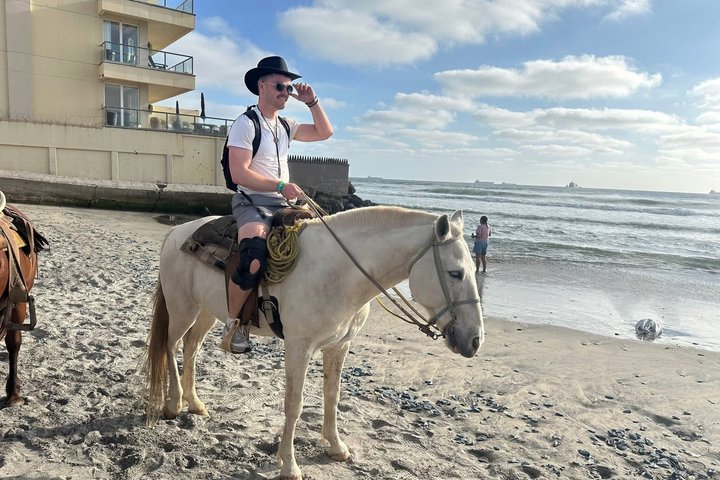 Horseback riding on the beach Rosarito + Transportation