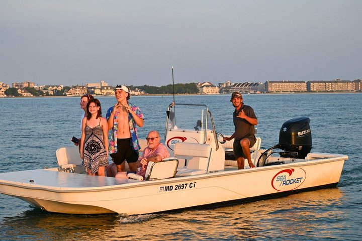 75 Minute Private Party Back Bay Sunset Cruise in Ocean City, MD