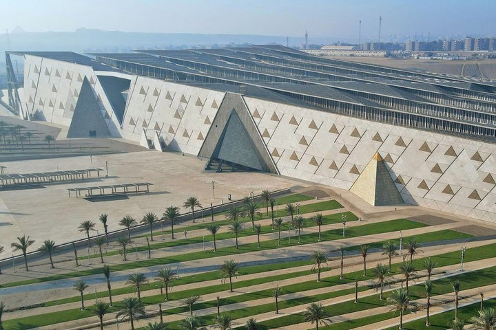 Grand Egyptian Museum from Alamein