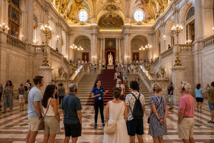 Madrid: Royal Palace Guided Tour with Skip the Line Ticket