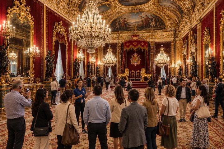 Madrid: Royal Palace Guided Tour with Skip the Line Ticket