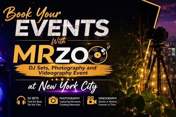 Event at New York City with DJ Music, Photography & Music Video
