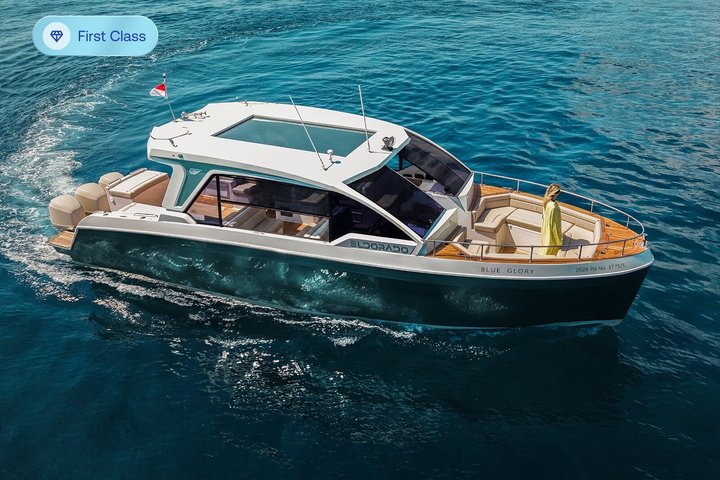 Nusa Penida Premium Day from Bali: Manta Rays, Yacht & Land Tour