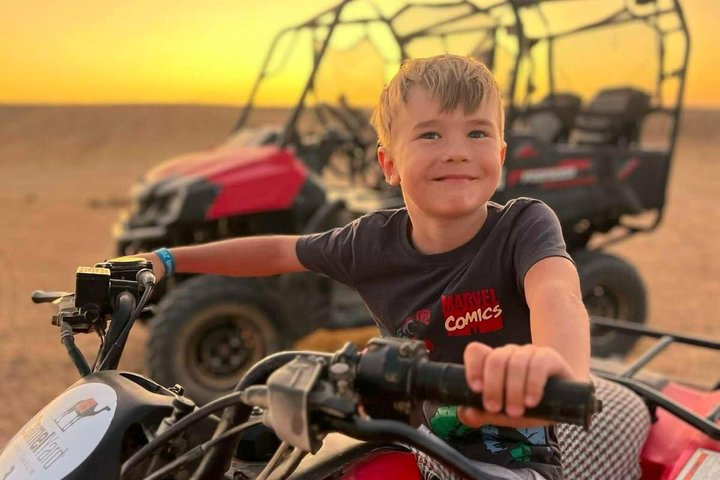 Marsa Alam Sunset Quad Safari with Camel Ride, BBQ Dinner