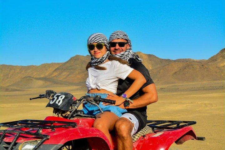Marsa Alam Sunset Quad Safari with Camel Ride, BBQ Dinner