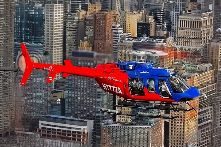 20-25 Min NYC Skyline at Night Helicopter Tour from NJ