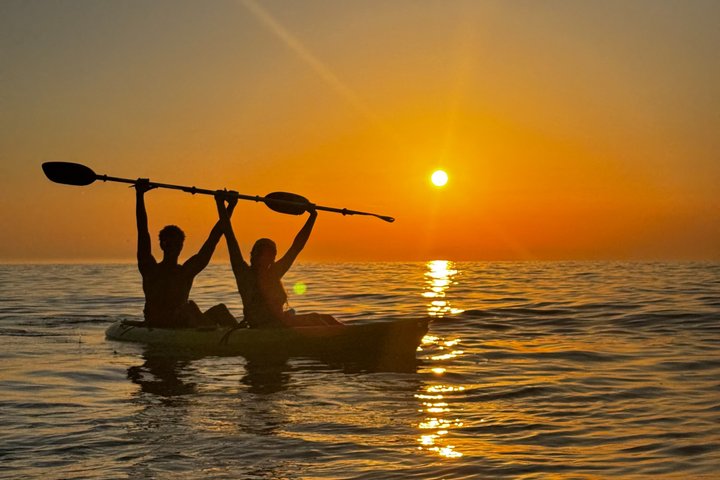 Himarë Sunset Kayak and SUP Tour to Filikuri Beach