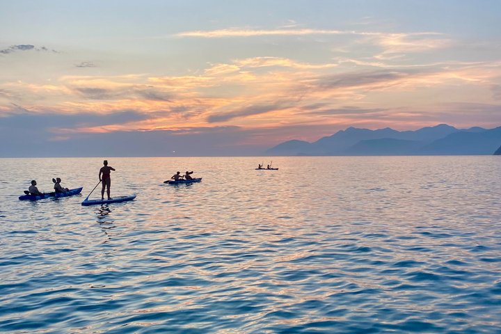 Himarë Sunset Kayak and SUP Tour to Filikuri Beach