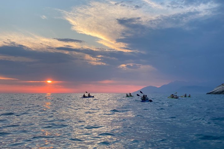 Himarë Sunset Kayak and SUP Tour to Filikuri Beach