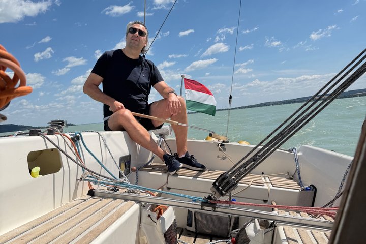 Sailing at Lake Balaton