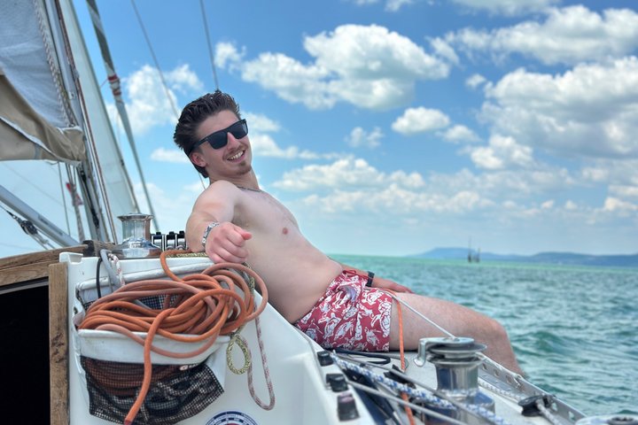 Sailing at Lake Balaton